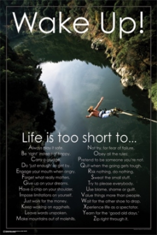 SCO9670 Wake Up Poster Print - 24 x 36 in.