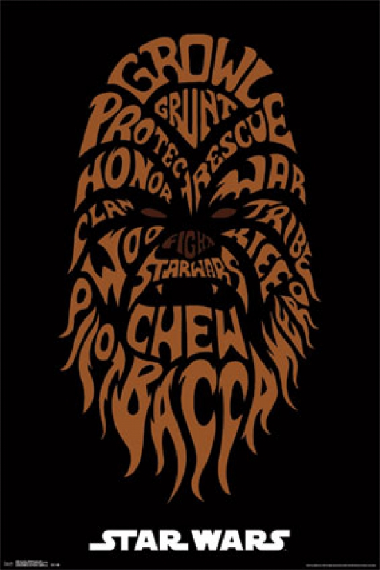 Star Wars - Chewbacca 24X36 Poster Print - 24 x 36 in.