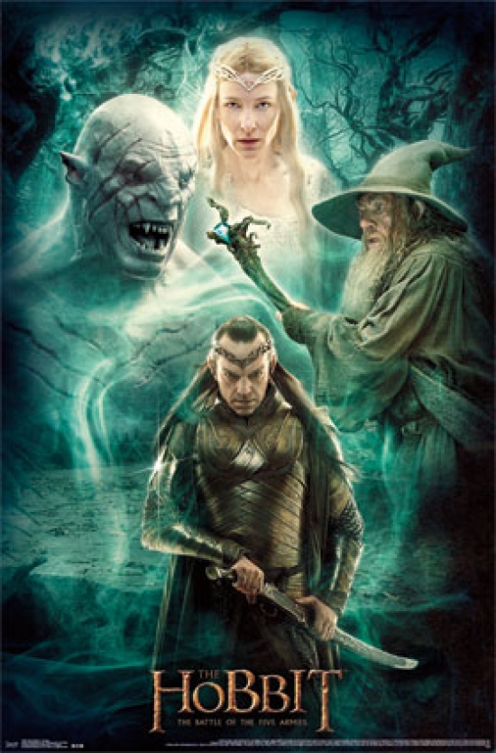 The Hobbit 3 - Collage Poster Print