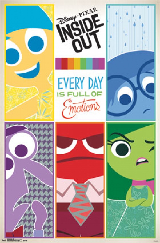 Disney Inside Out - Grid Poster Print