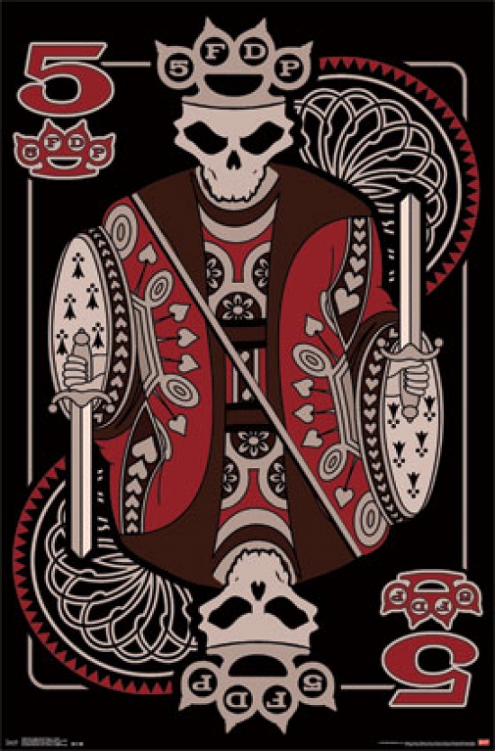 Five Finger Death Punch - 5 Card Poster Print - 22 x 34 in.