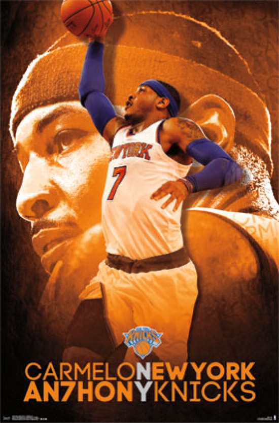 New York Knicks - C Anthony 14 Poster Print