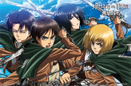 Attack on Titan - Swords Poster Print - 22 x 34 in.