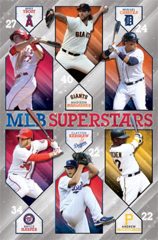 Mlb - Superstars 15 Poster Print - 22 x 34 in.