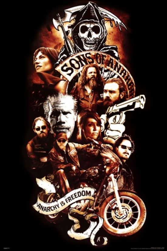 Sons of Anarchy - Collage Poster Print - 24 x 36 in.