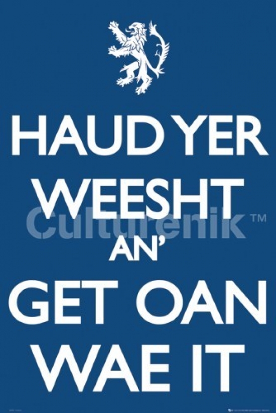 Scotland Keep Calm Poster Print - 36 x 24 in.