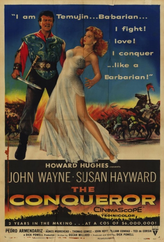 MOVAF1430 The Conqueror Movie Poster - 27 x 40 in.