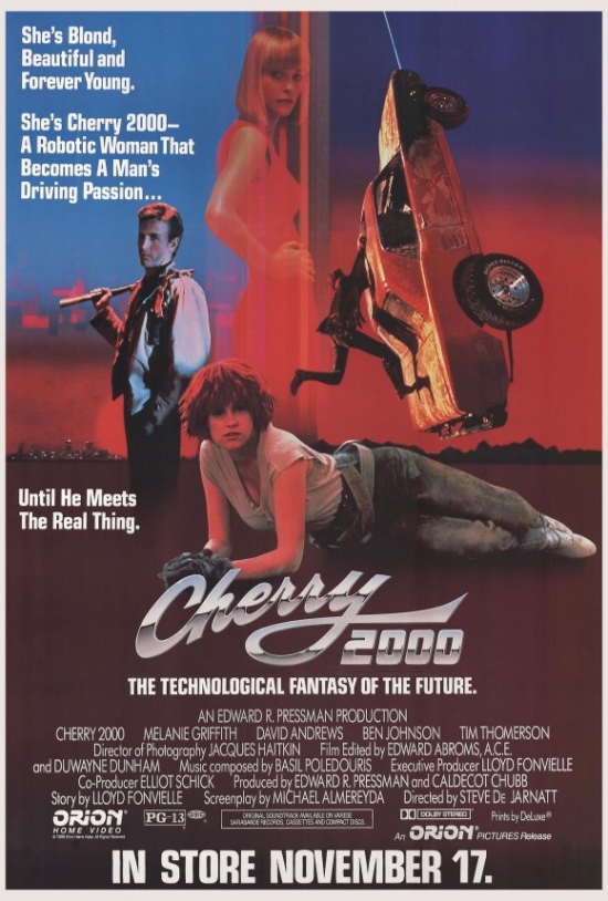 MOVAF1436 Cherry 2000 Movie Poster - 27 x 40 in.