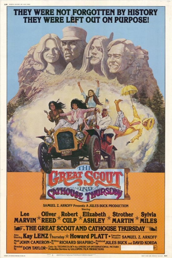 Great Scout & Cathouse Thursday Movie Poster - 27 x 40 in.