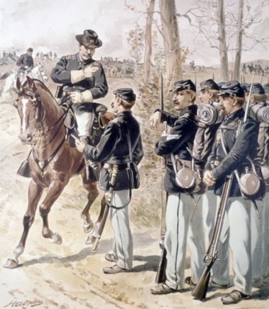 Campaign Uniforms-Field Line & Non-Com. Officers by Henry Alexander Ogden 1856-1936 Poster Print - 18 x 24 in.