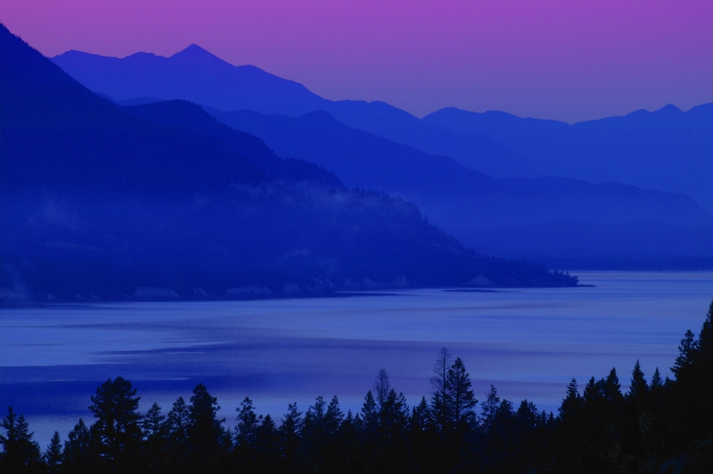 DPI1764456LARGE Mountains At Sunset British Columbia Canada Poster Print by Don Hammond, 34 x 22 - Large