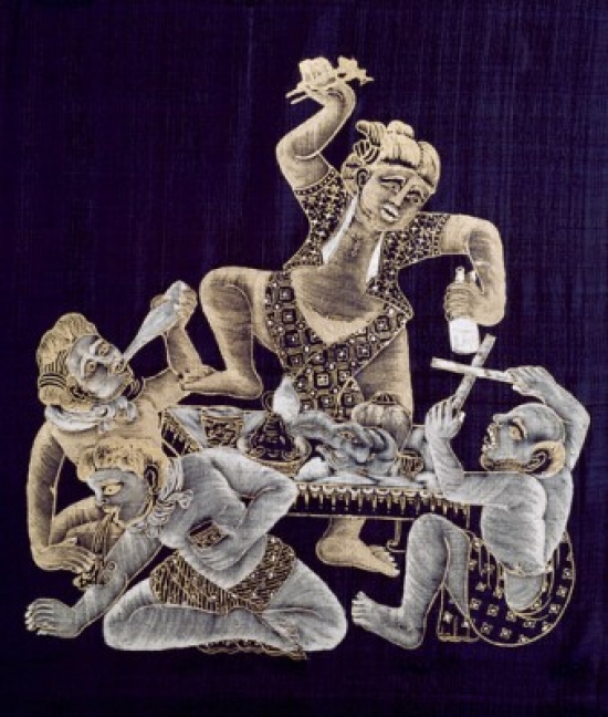 Feast with Dancers & Musicians Limatibul Surint Poster Print