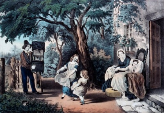 Sickness & Health Currier & Ives Active 1857-1907 American Color Lithograph Library of Congress Washington Dc - 18 x 24 in.