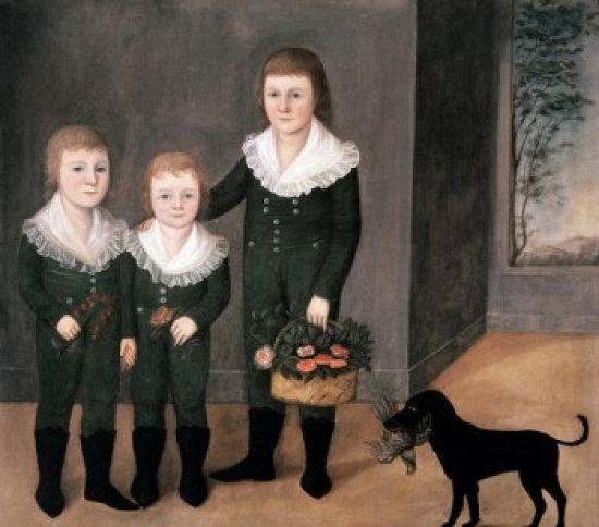 The Westwood Children C. 1807 Joshua Johnson National Gallery of Art Washington D.C. Poster Print - 18 x 24 in.