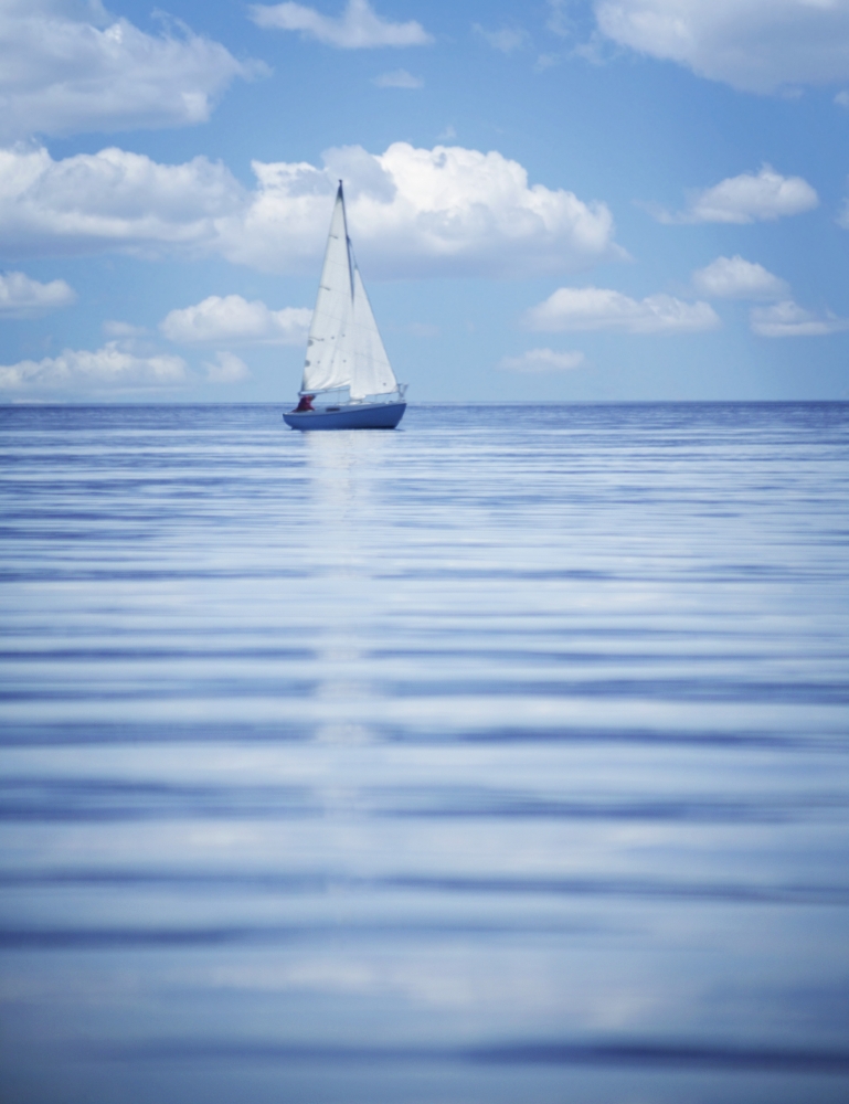 A Sailboat Poster Print by Kelly Redinger, 24 x 32 - Large