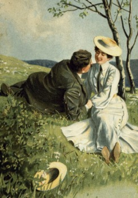 Bonne Annee Ca.1900 Poster Print - 18 x 24 in.