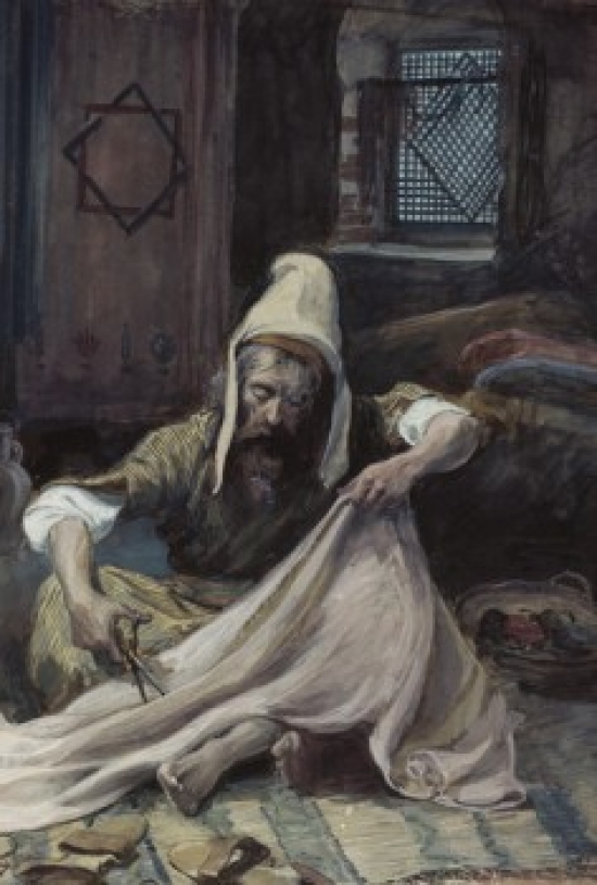 The Tailor James Tissot 1836-1902 French Watercolor on Paper Jewish Museum New York Poster Print - 18 x 24 in.