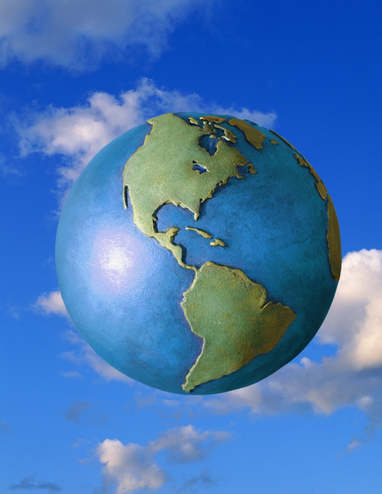 A Globe in The Sky Poster Print by Don Hammond - 12 x 15