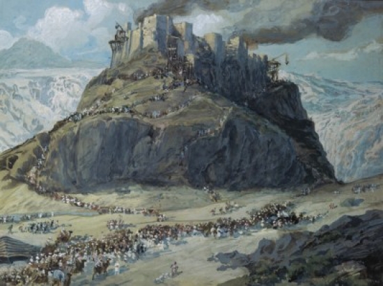 SAL999487 The Conquest of the Amorites James J. Tissot 1836-1902 French Jewish Museum New York Poster Print - 18 x 24 in.