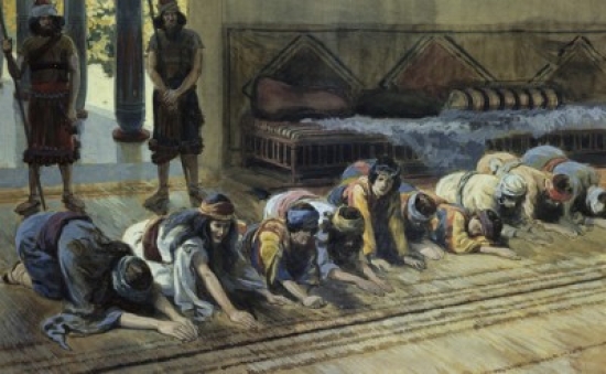 SAL999513 The Wives of David James J. Tissot 1836-1902 French Jewish Museum New York Poster Print - 18 x 24 in.
