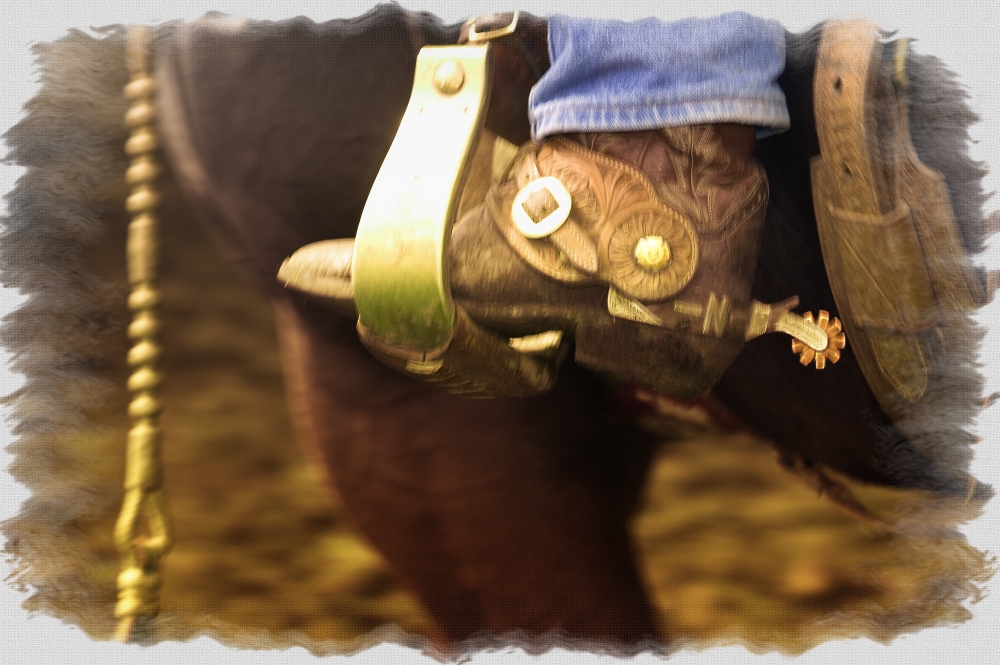 Cowboy Boot Poster Print by Carson Ganci, 34 x 22 - Large