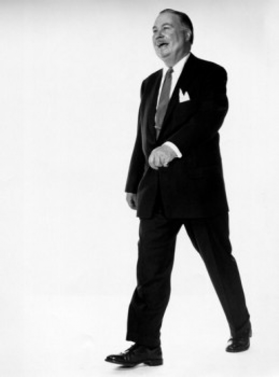 Businessman Walking Poster Print - 18 x 24 in.