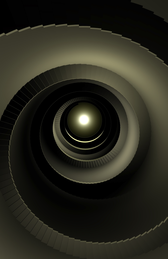 DPI1770143LARGE Background Effect The Stairway To Success Poster Print by Ryan Briscall, 22 x 34 - Large