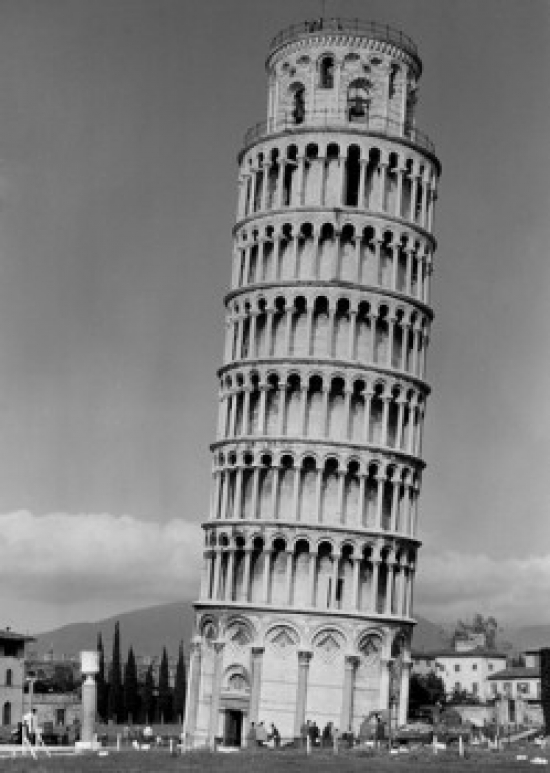 Leaning Tower Pisa Italy Poster Print - 18 x 24 in.