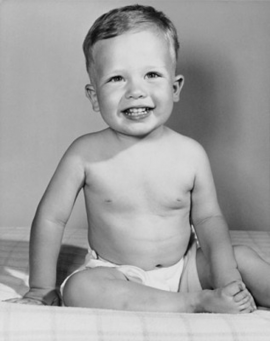 Baby Smiling Poster Print - 18 x 24 in.