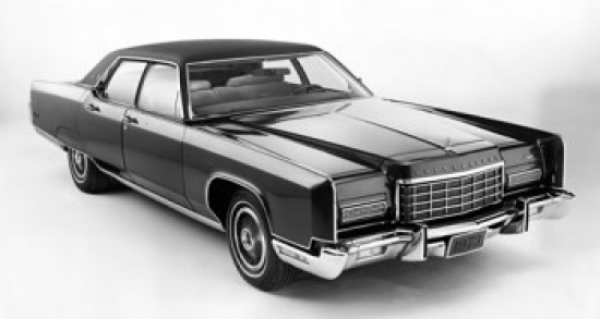 1973 Lincoln Continental Poster Print - 18 x 24 in.
