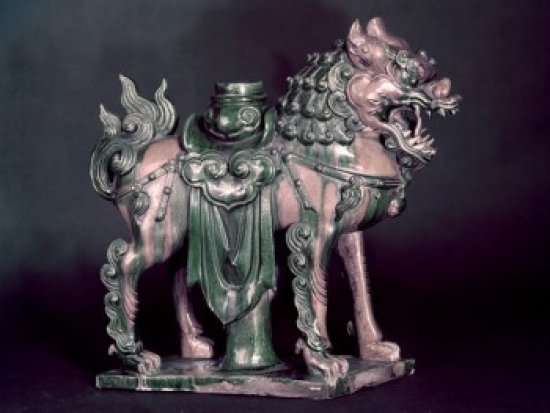 Figure Dragon Antiques Decorative Arts Poster Print - 18 x 24 in.