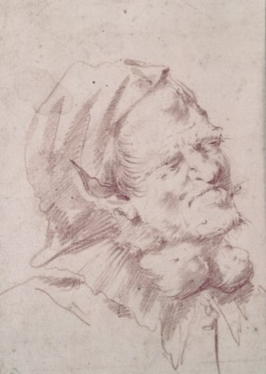 Grotesque by Jusepe De Ribera 1591-1652 Poster Print - 18 x 24 in.