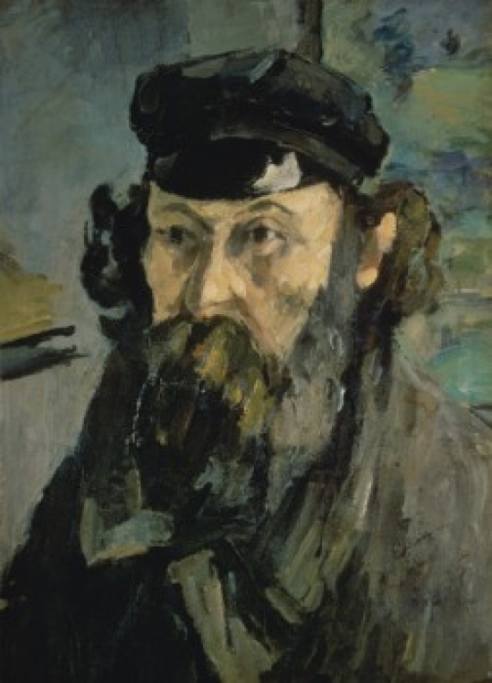 SAL261742 Self-Portrait 1872 Paul Cezanne 1839-1906 French Oil on Canvas State Hermitage Museum St Petersburg Russia - 18 x 24 in -  Posterazzi