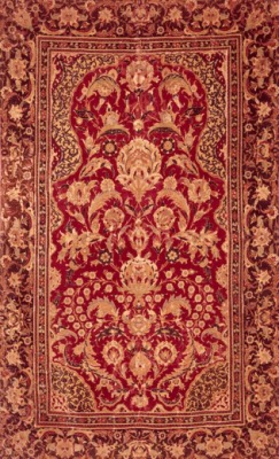 Turkish Carpet Islamic Art Poster Print - 18 x 24 in.