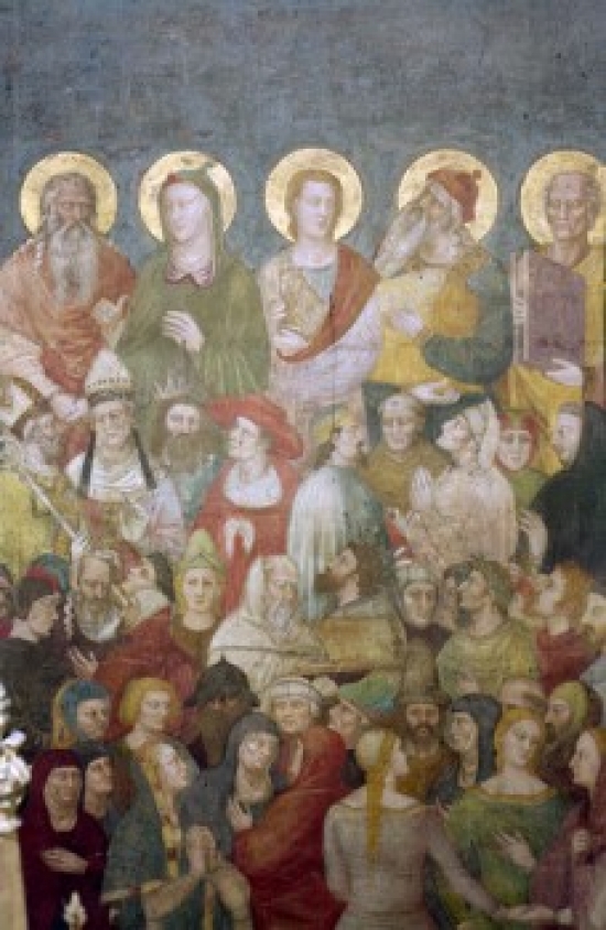The Last Judgment Detail by Nardo Di Cione Active 1343-D.1365 Poster Print