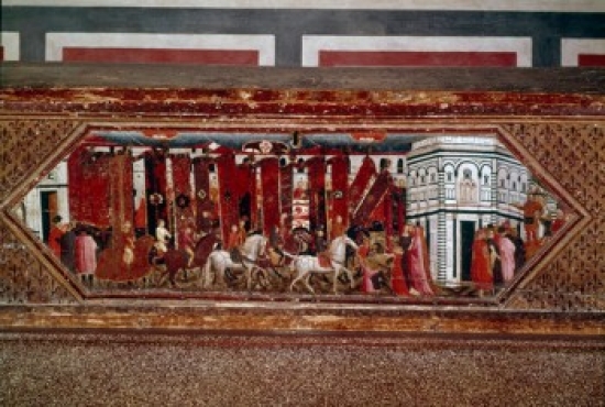 Procession in Florence with St. John Artist Unknown 15th Century Poster Print - 18 x 24 in.