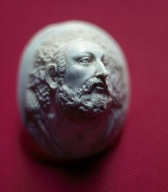 Bacchus Cameo 19th Century Poster Print - 18 x 24 in.