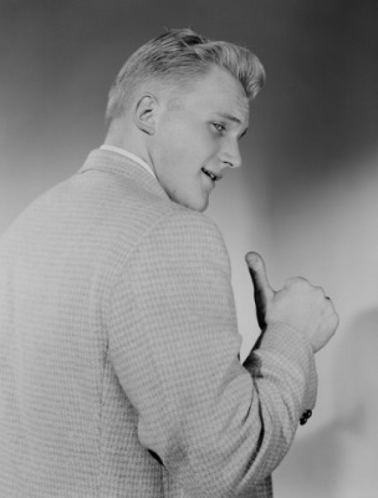 Man Gesturing Poster Print - 18 x 24 in.