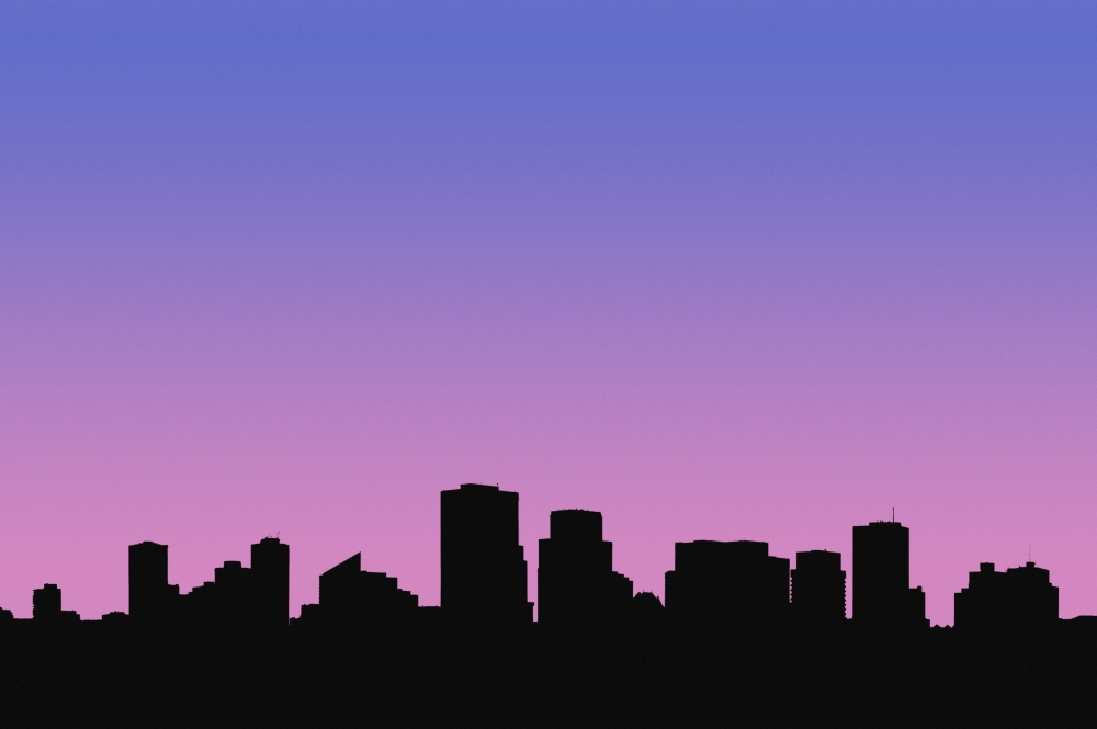 A Cityscape Poster Print by Corey Hochachka - 17 x 11