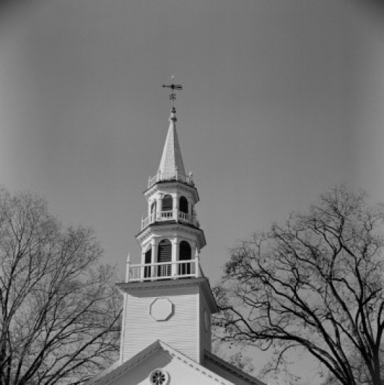 Church Tower Against Sky Poster Print - 18 x 24 in.