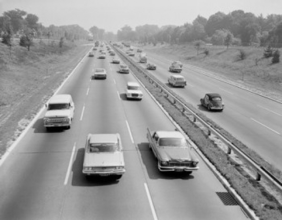 SAL255424797 USA New York State New York City Long Island Traffic Along the Long Island