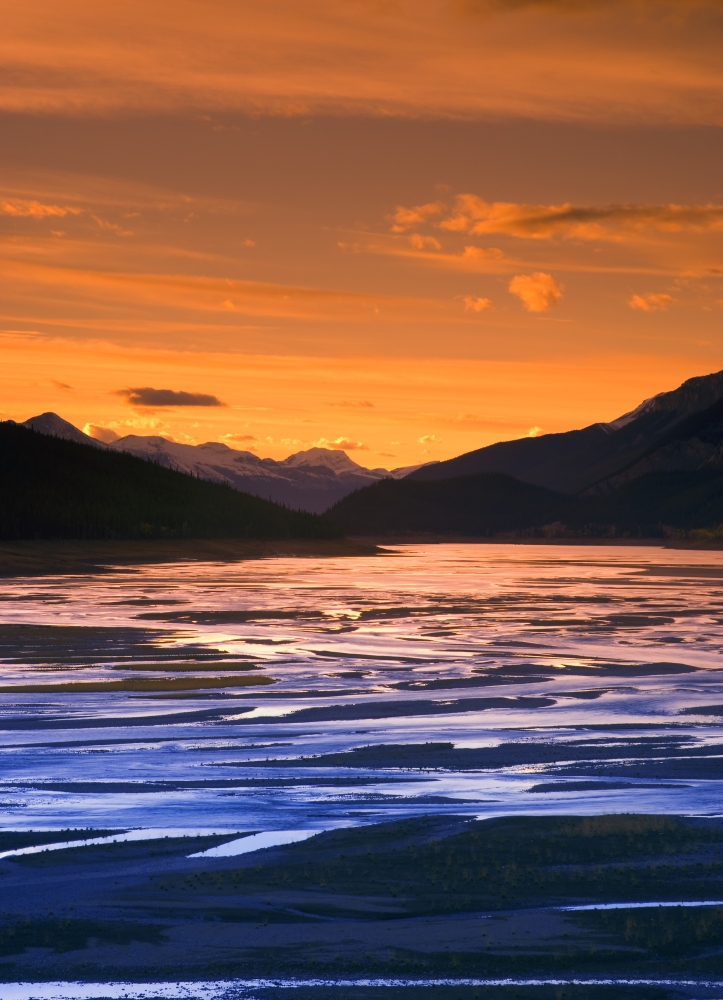 Medicine Lake Jasper National Park Jasper Alberta Canada Poster Print by Carson Ganci - 11 x 16