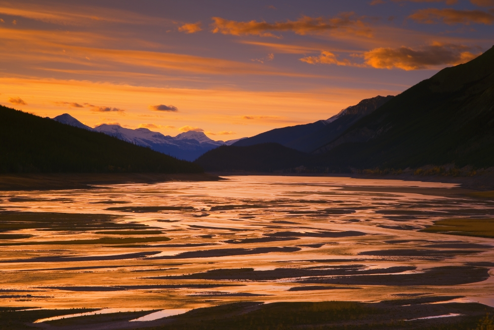 Beautiful Mountain Sunset Poster Print by Carson Ganci, 34 x 22 - Large