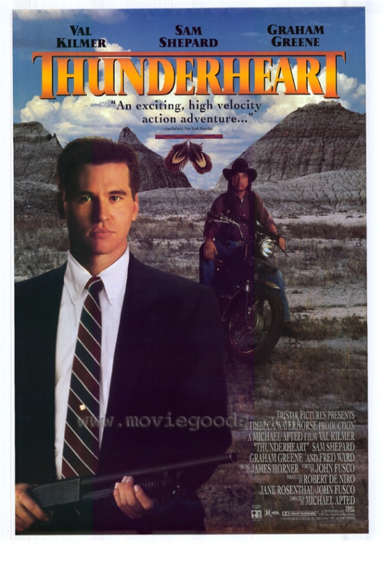 Thunderheart Movie Poster - 27 x 40 in.