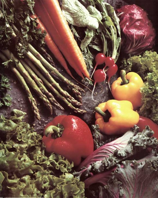 Assorted Peppers Vegtables Movie Poster - 27 x 40 in.