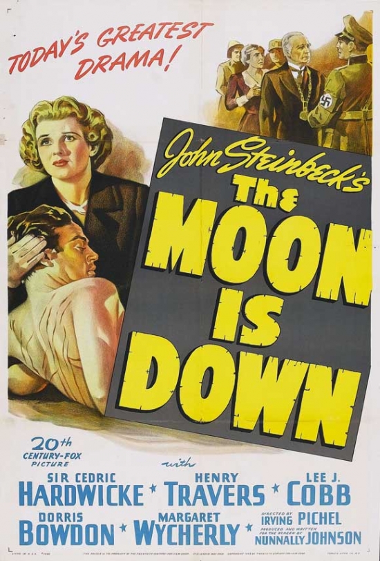 The Moon is Down Movie Poster - 27 x 40 in.