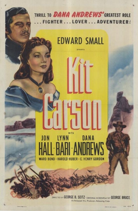 MOVIF6858 Kit Carson Movie Poster - 27 x 40 in.