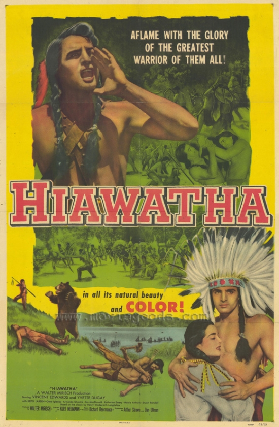 Hiawatha Movie Poster - 27 x 40 in.