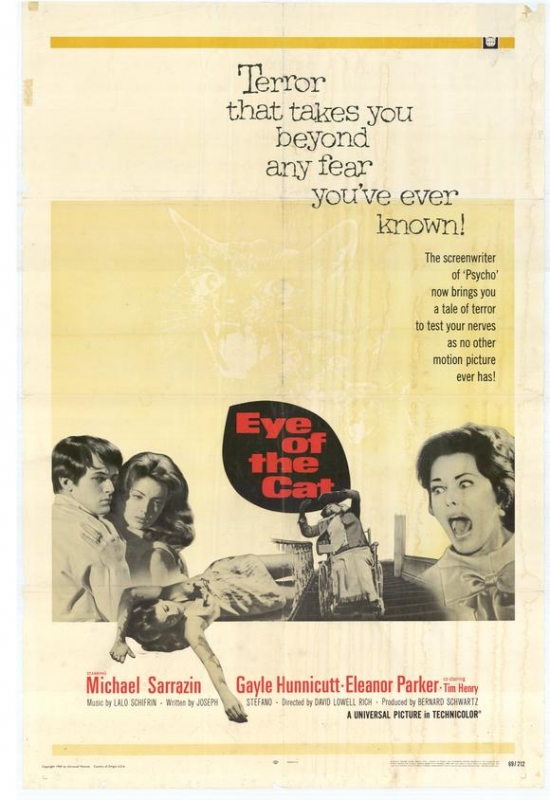 MOVEH4399 Eye of the Cat Movie Poster - 27 x 40 in.