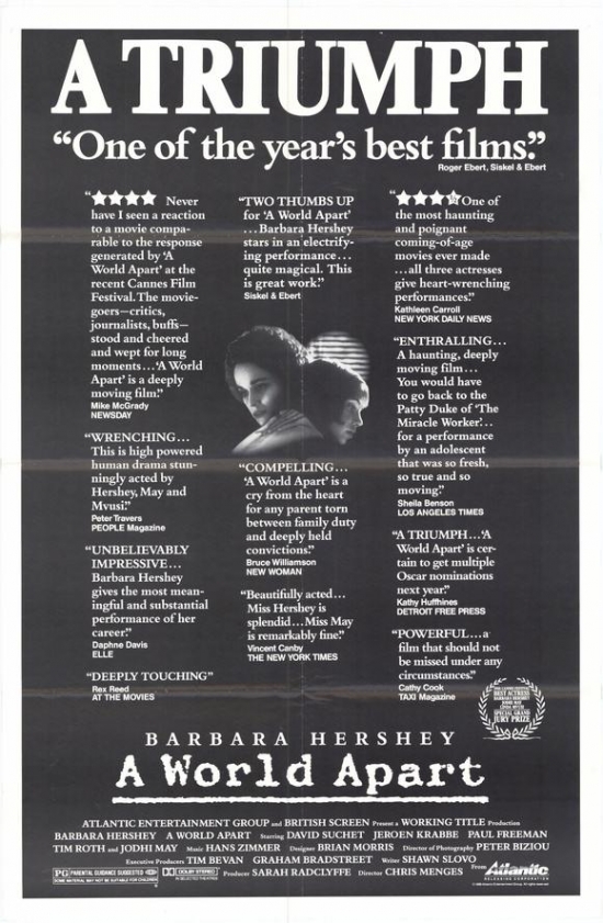 A World Apart Movie Poster - 27 x 40 in.